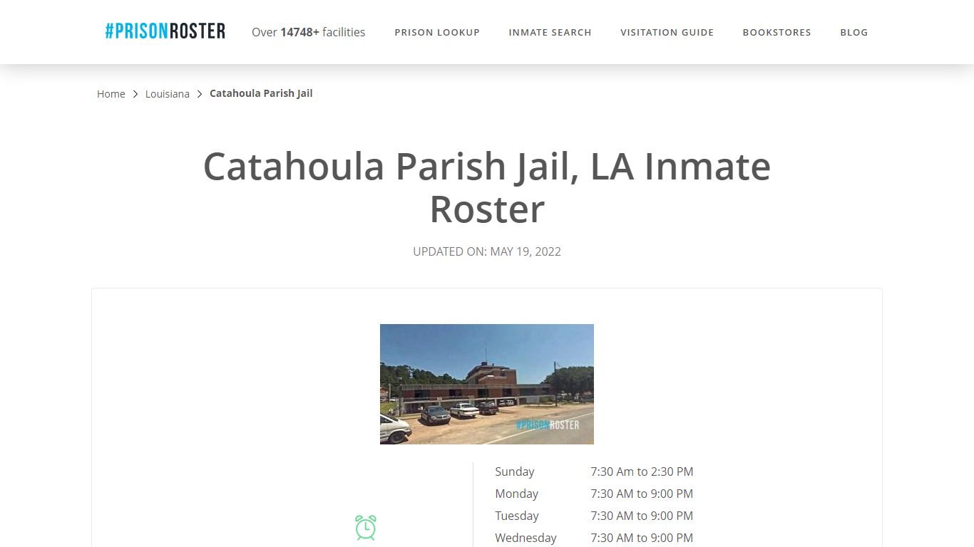 Catahoula Parish Jail, LA Inmate Roster